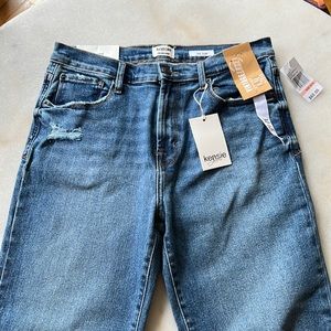 Kenzie stretchy high rise ripped jeans